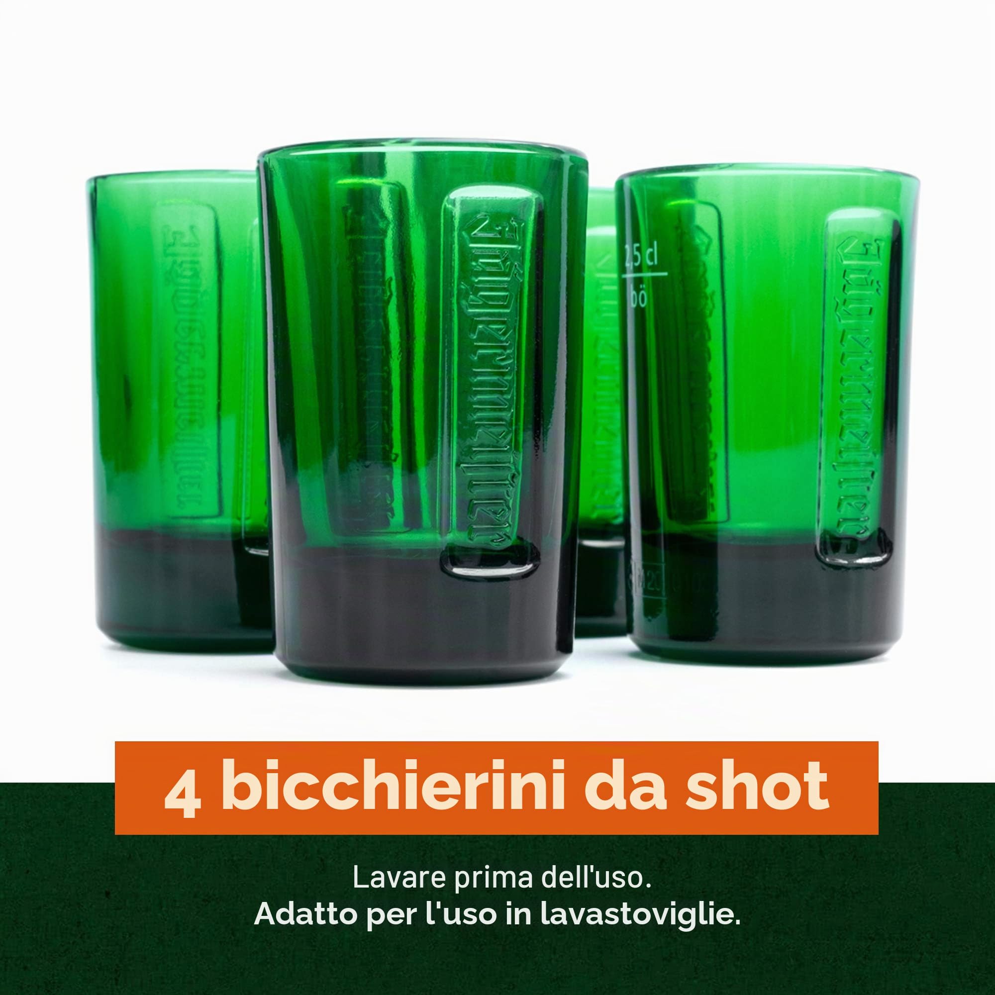 Jagermeister Liquore alle erbe (4 bicchieri)