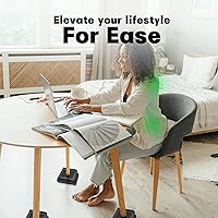 Vista 6 de Elevadores de cama de 1 pulgada resistentes, elevadores de muebles para cama, escritorio, mesa, sofá, sofá, elevadores de cama de gran