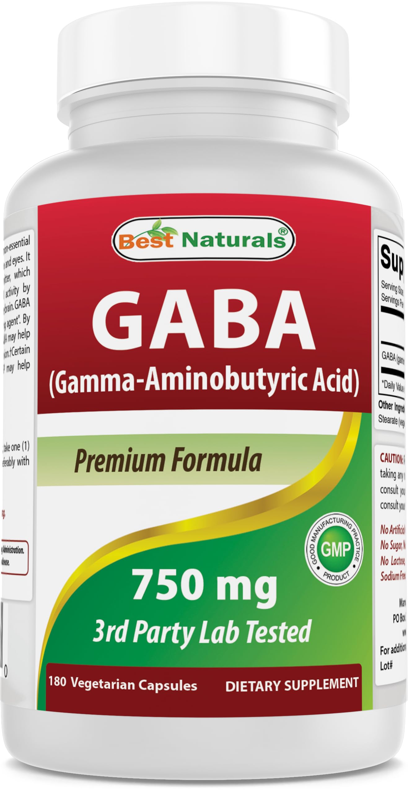 Best Naturals GABA 750mg