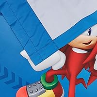 Vista 3 de Sonic The Hedgehog Paneles de Cortinas de Ventana para Habitación de Niños Juego de Cortinas, 82 x 63 Pulgadas, Producto Oficial de Sega por Franco