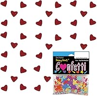 Vista 3 de Confeti Corazón 1/8" Rojo - Paquete al por menor #9393 QS0