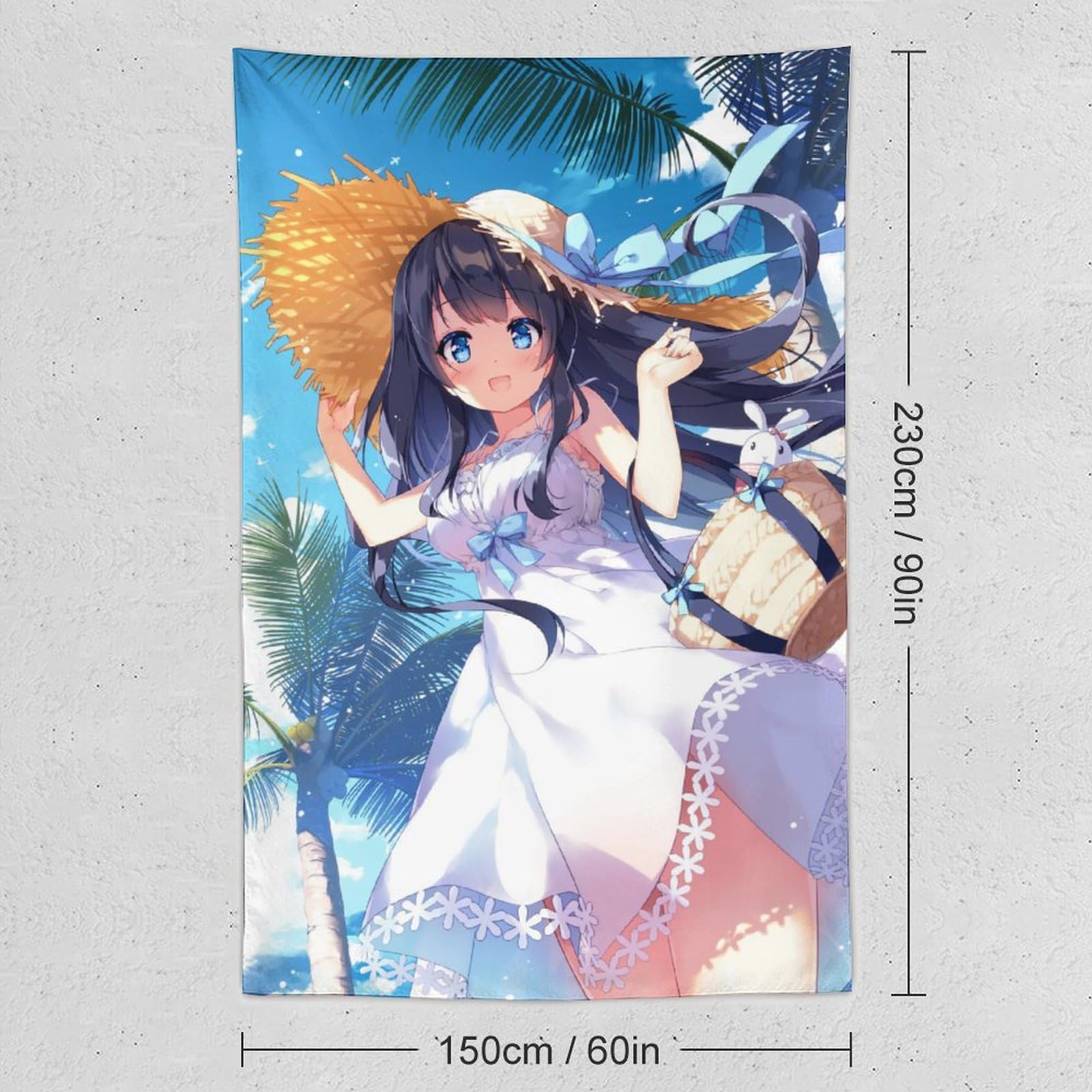 Amazon.co.jp: 壁タペストリー セクシー アニメキャラ柄 サマー ドレス