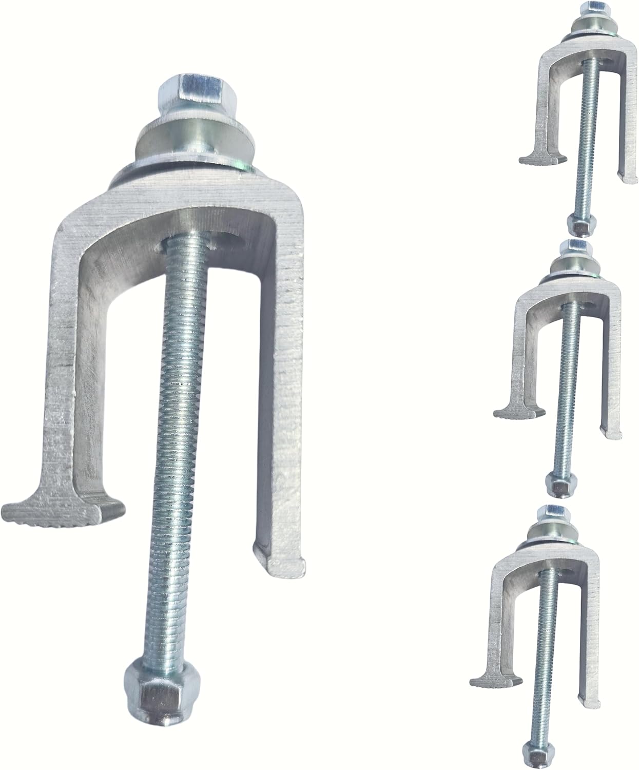 High strength aluminum (4 Pack) Easy Mount - Truck Tool Box Clamps - Tie Downs