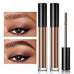 DAGEDA 2Pcs Dark Brown Brow Gel, Eyebrow Setting Gel, Waterproof and Sweat-Proof, Eyebrow Repair Liquid for Brows Styling 1.81oz