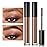 DAGEDA 2Pcs Dark Brown Brow Gel, Eyebrow Setting Gel, Waterproof and Sweat-Proof, Eyebrow Repair Liquid for Brows Styling 1.81oz