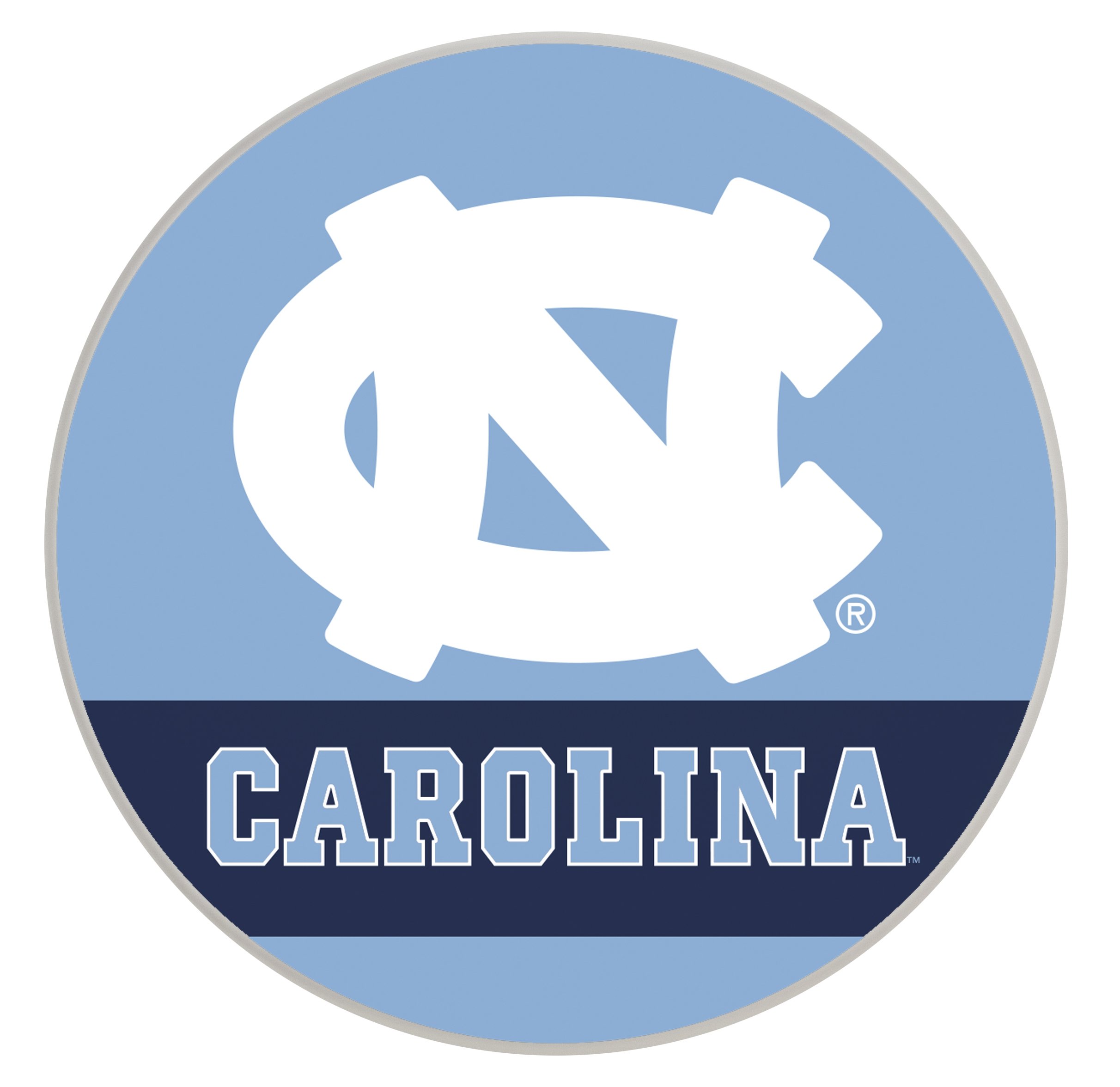 UNC Tarheels Paper Coaster 4 Pack Officially Licensed Collegiate Product