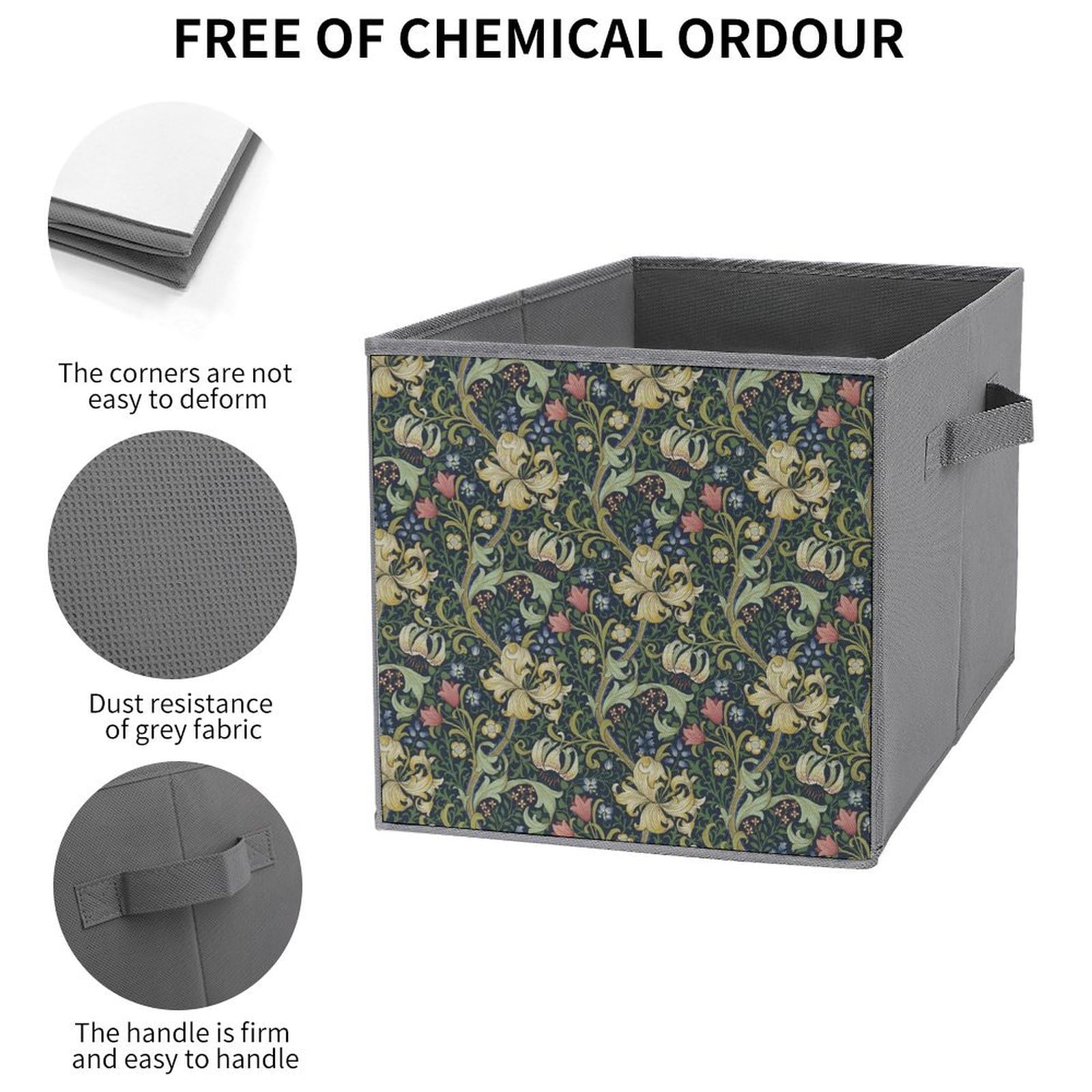 Amazon｜収納ボックス 収納ケース ウィリアムモリス 整理箱 収納箱