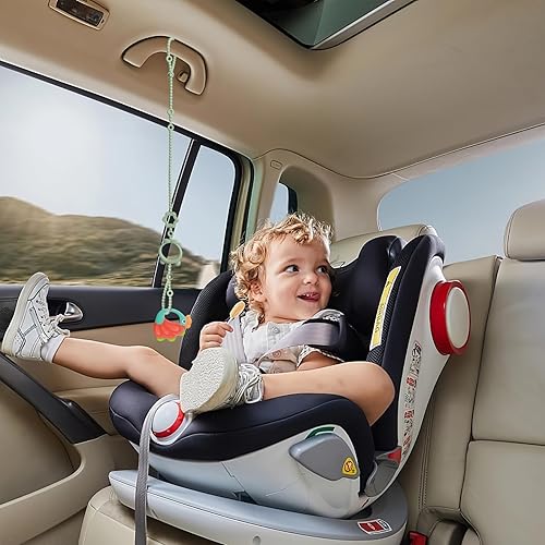 Miniatura 6 de Correas de juguete para bebé, 6 piezas ajustables para accesorios de cochecito, clip de silicona para chupete, correa esencial de viaje para bebé,