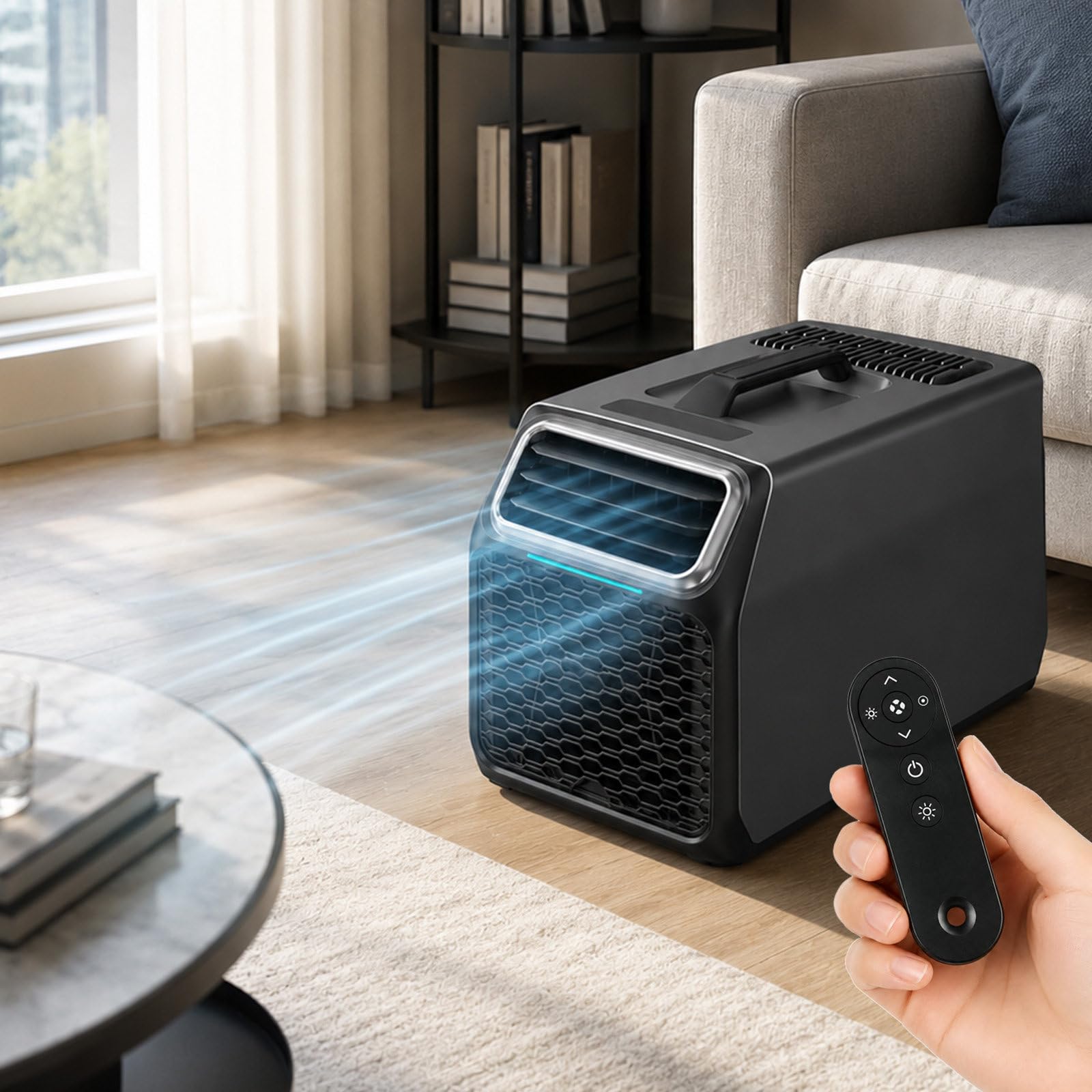 agreilduite Portable Air Conditioner with Remote for Indoor and Outdoor Use