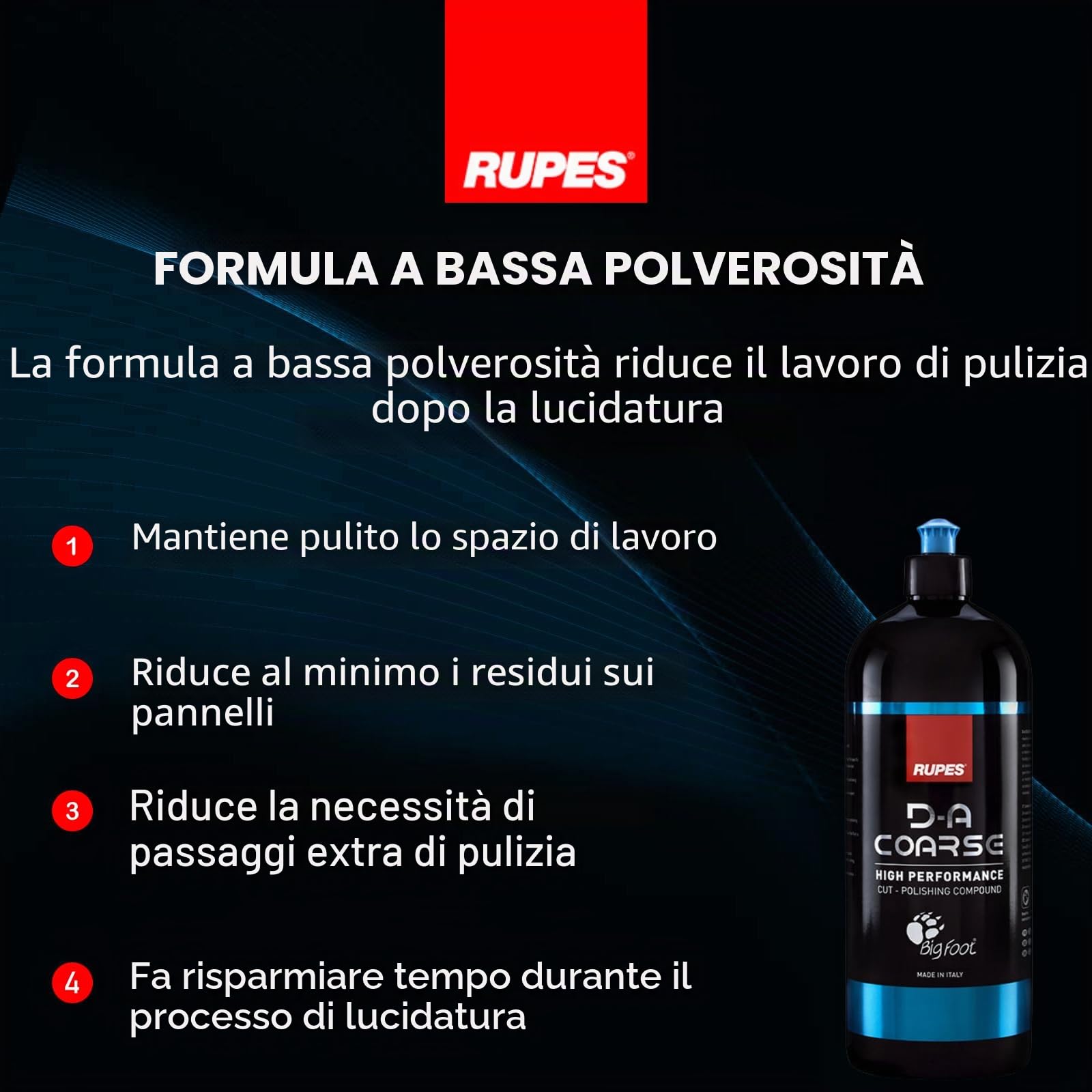Pasta Abrasiva RUPES D-A COARSE (1000 ml)