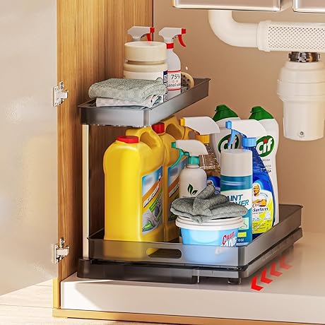 Delamu Under Sink Storage Organizer