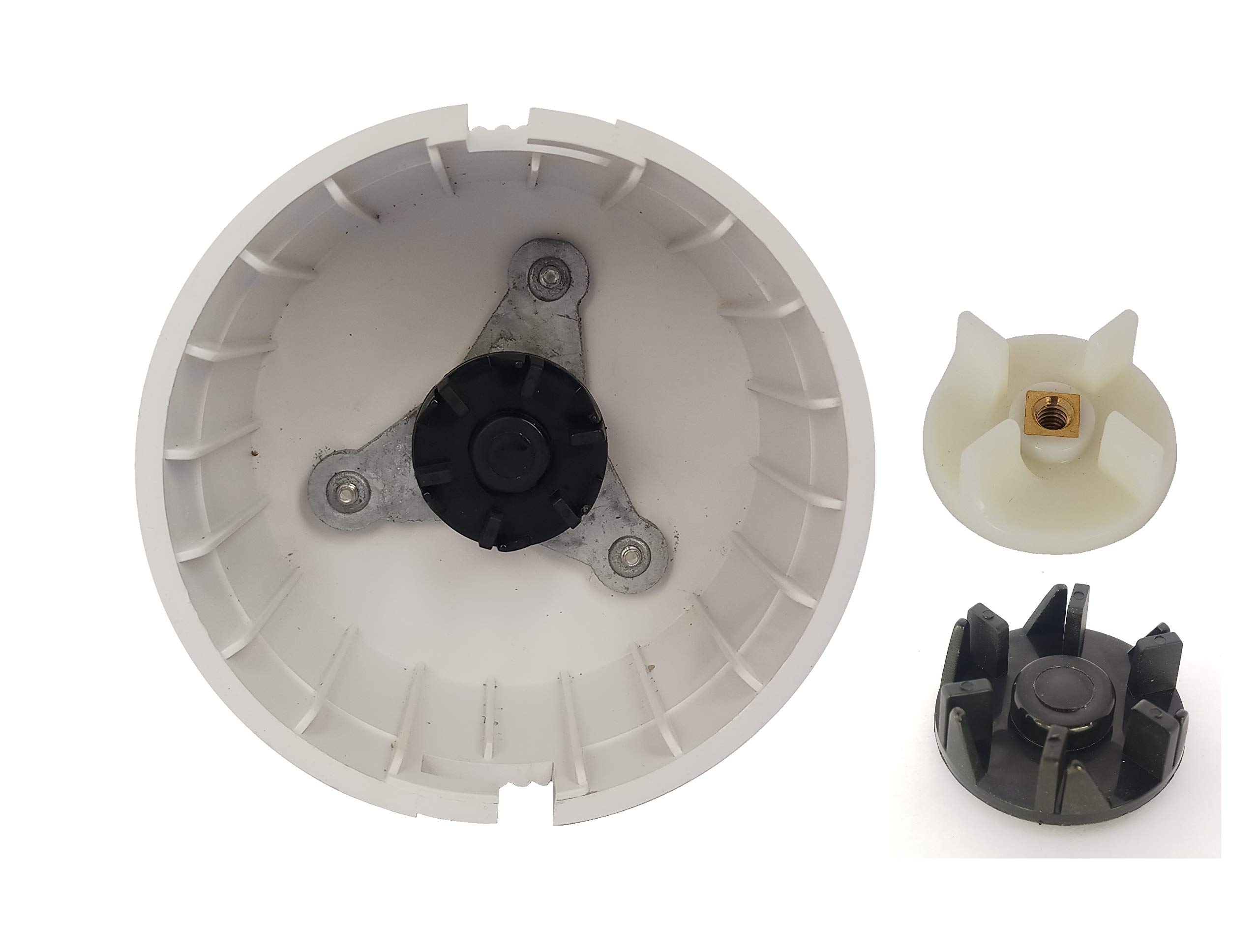 Juicer Mixer Grinder Dry Jar for "Bajaj/Pigeon/Kenstar/Maharaja/Usha/Orient/Inalsa/Singer/Rico" with 6TEETH Coupler || JMG Jar Replacement Parts & Accessories (Steel) (1000 ml) — Amazon image 2