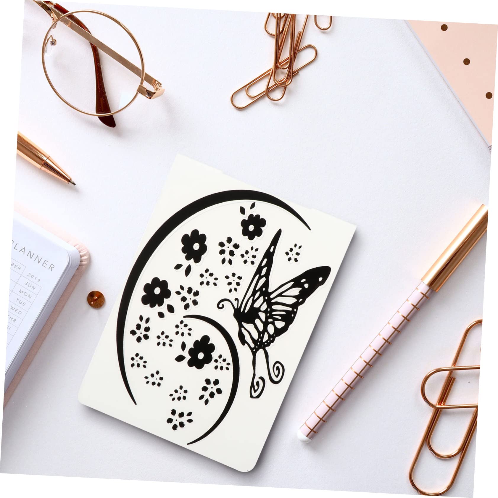 SEWOART 10pezzi Template Plastica Per Embossing Di Modelli Per Scrapbooking e Decorazioni Fai Da Te Con Design Unico e Superficie Irregolare