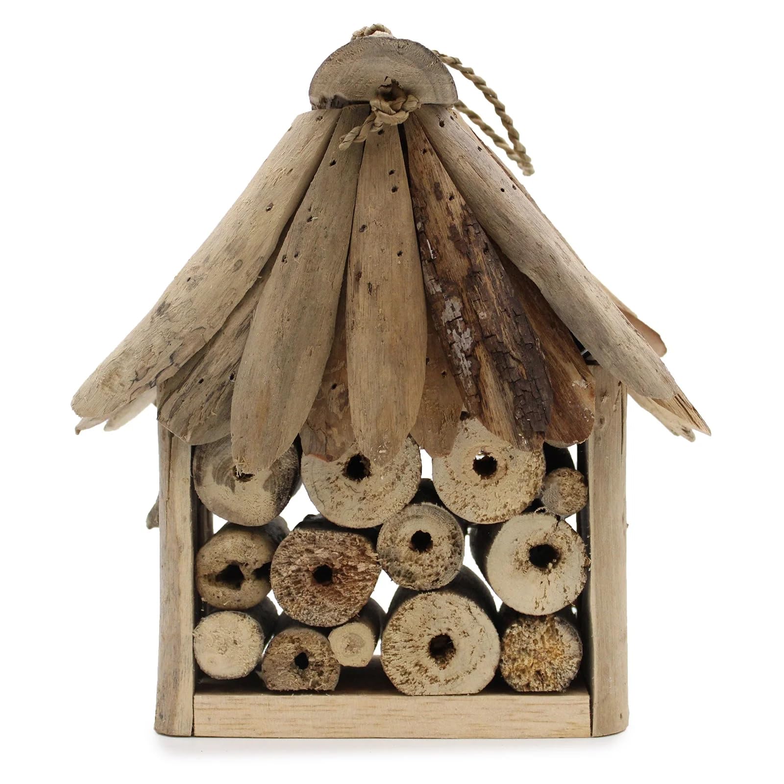 ECO INSECT HOTEL - pszczoła, owady i motyle. Dom i schronienie dla owadów ogród budka na gniazdo, Drewno
