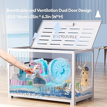 Amazon.com : BUCATSTATE Hamster Cage Metal 2.0 - Small