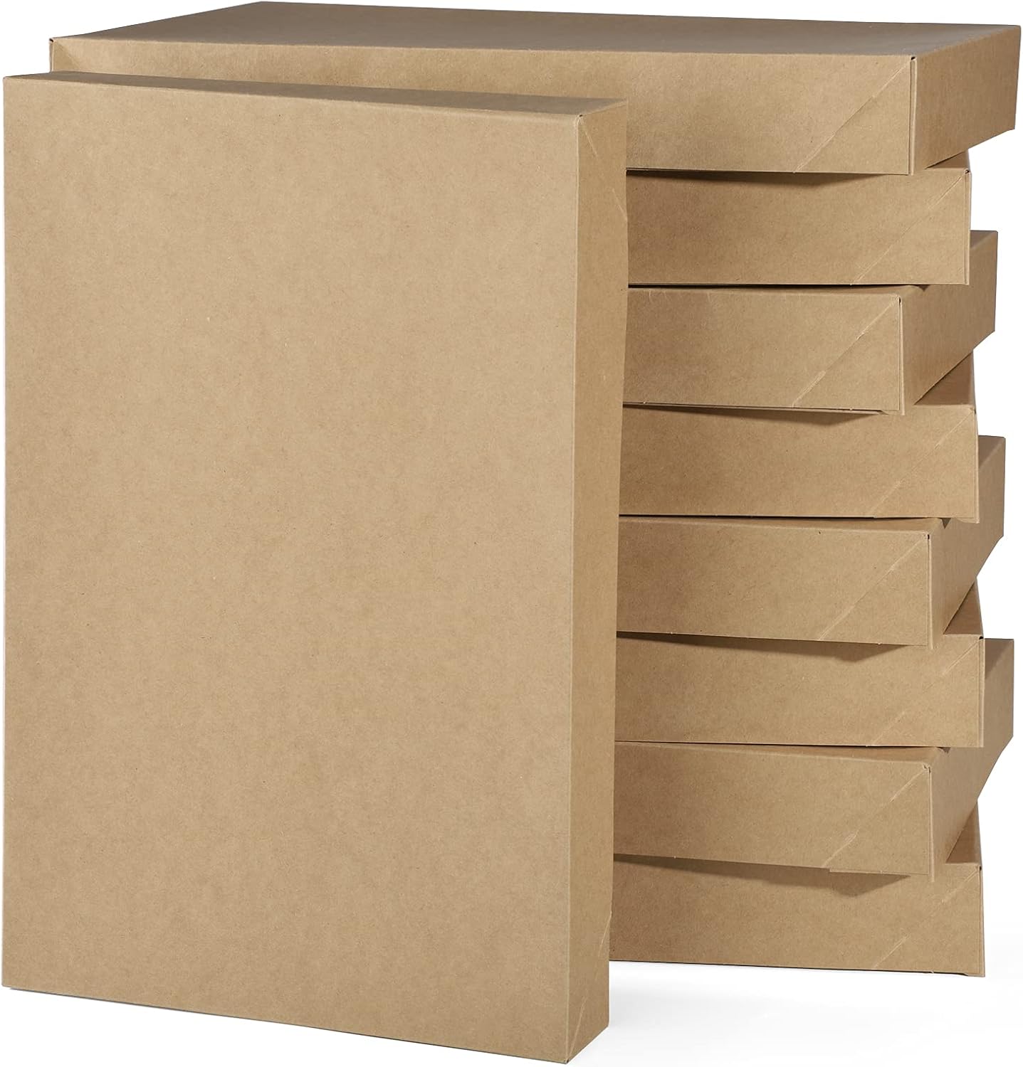 MESHA 12 PACK Cardboard Shirt Gift Boxes Large Gift Boxes