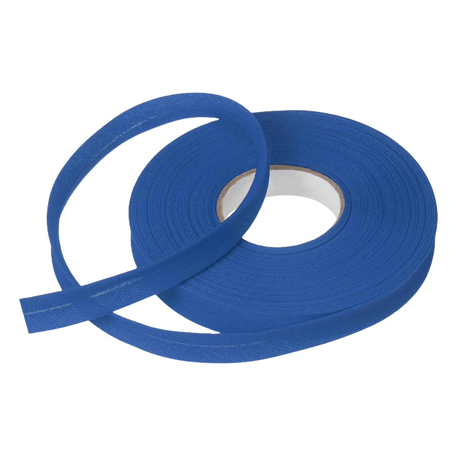 sourcing map 1/2 Inch Single Fold Bias Tape Polyester Continuous Bulk Bias Tape for Sewing,Seaming Quilting Hemming Binding Crafts (Dark Blue 15 Yards)