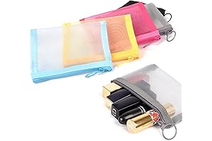 Patu Mini Zipper Mesh Cosmetic Bags