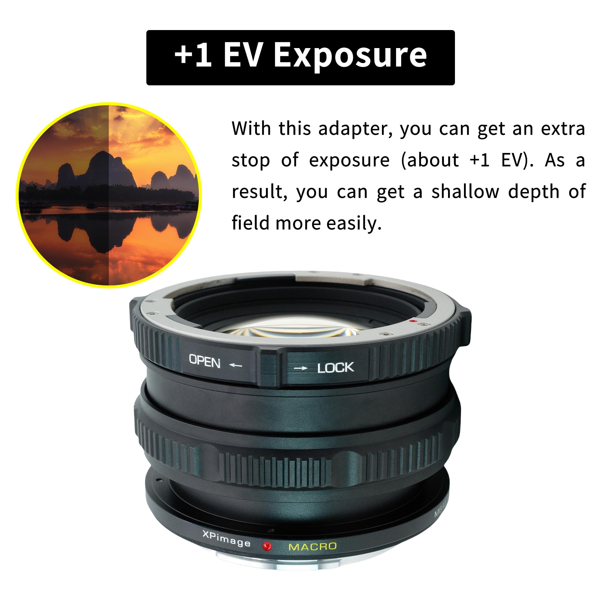 Amazon.com : XPIMAGE 0.8X Focal Reducer Speed Booster Adapter for