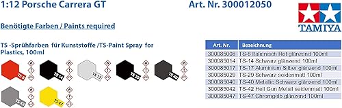 Miniatura 4 de Tamiya 300012050-1:12 Porsche Carrera GT, mediano