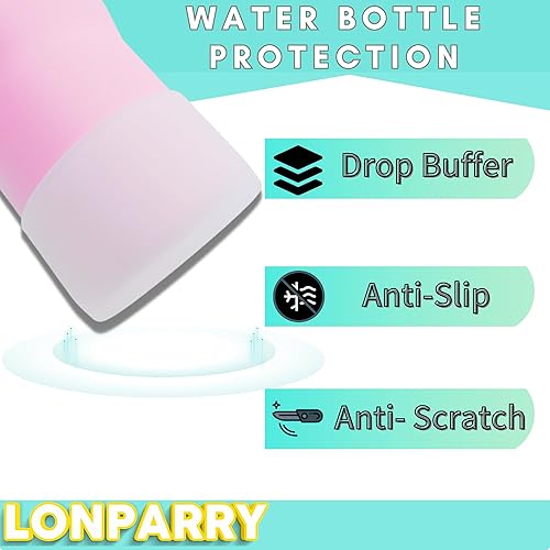 Miniatura 2 de Stanley - Paquete de 2 botas de silicona para vaso Stanley 40 de 30 oz Quencher Adventure, IceFlow 30 de 20 onzas, protector de copa Stanley