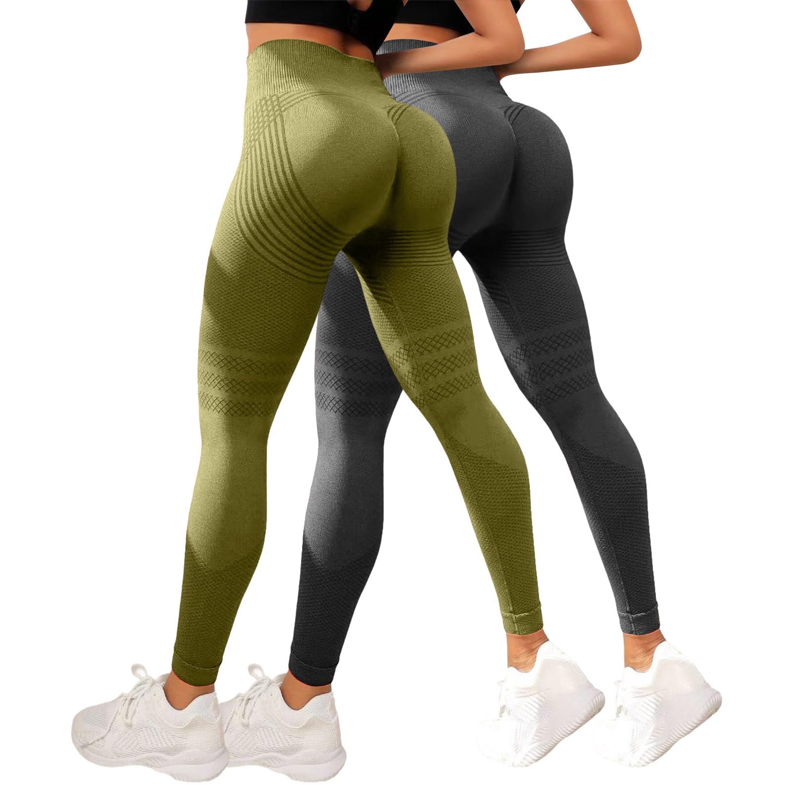 Leggins Anticelulitico Mujer Leggins 3D Anticelulitis Mujer Push Up Leggings de Celulitis Compresión Lipedema Mallas Adelgazante Anti Cellulite Leggings para Fitness y Yoga — view 5