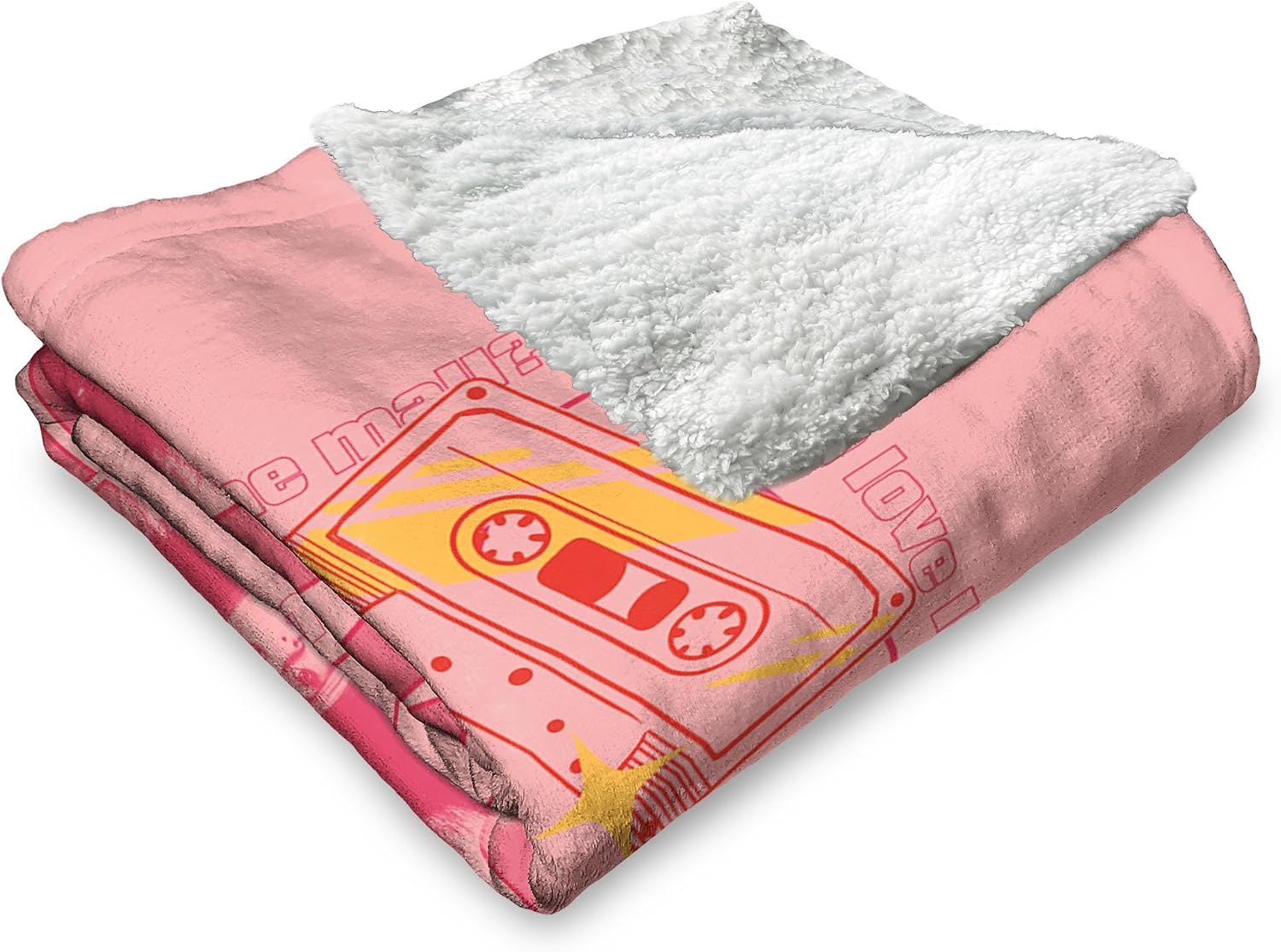 NORTHWEST Paramount Clueless Totally Clueless Silk Touch Sherpa Blanket, Cozy for All Seasons, Lightweight for Couch, Sofa, Boys Girls Bedding, 50x60 Inches