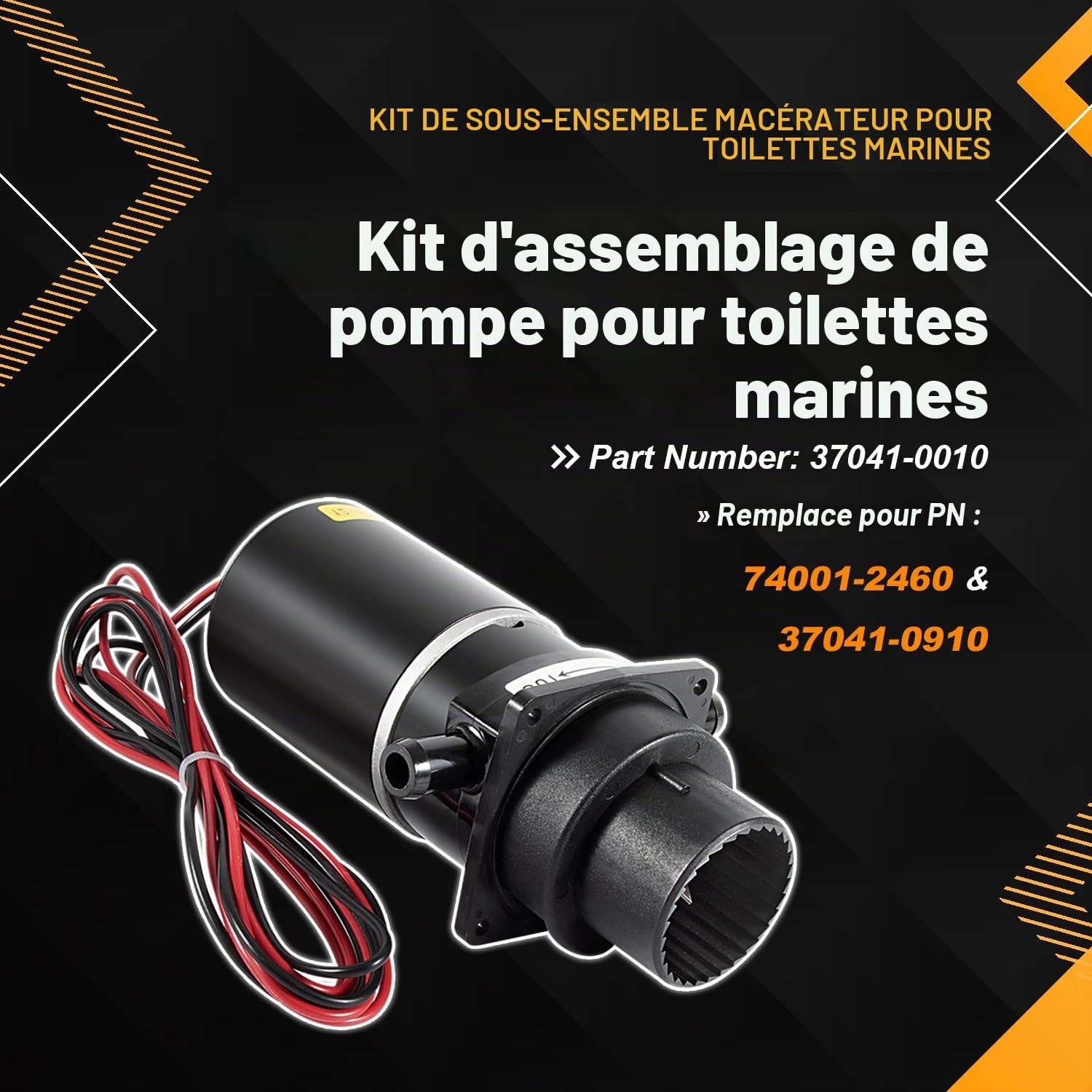 Remplacement pour 37041-0010 Kit d'assemblage sous-marin pour WC 12 V
