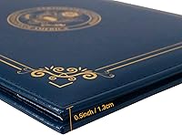 Vista 6 de GraduationMall Titular del certificado de ciudadanía de EE. UU. Cubierta de certificado de naturalización de PU con logol 'Certificado