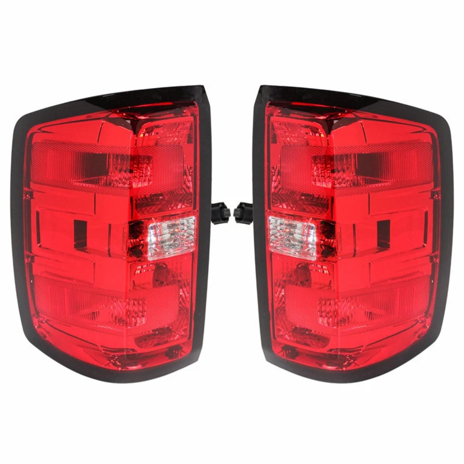 Dinamiche Indicatori direzione Compatibile con Chevrolet per Silverado 2014 2015 Fanale Posteriore Indicatore di Direzione Luce Freno Lampada Accessori Auto GM2801261(2 Left And Right)