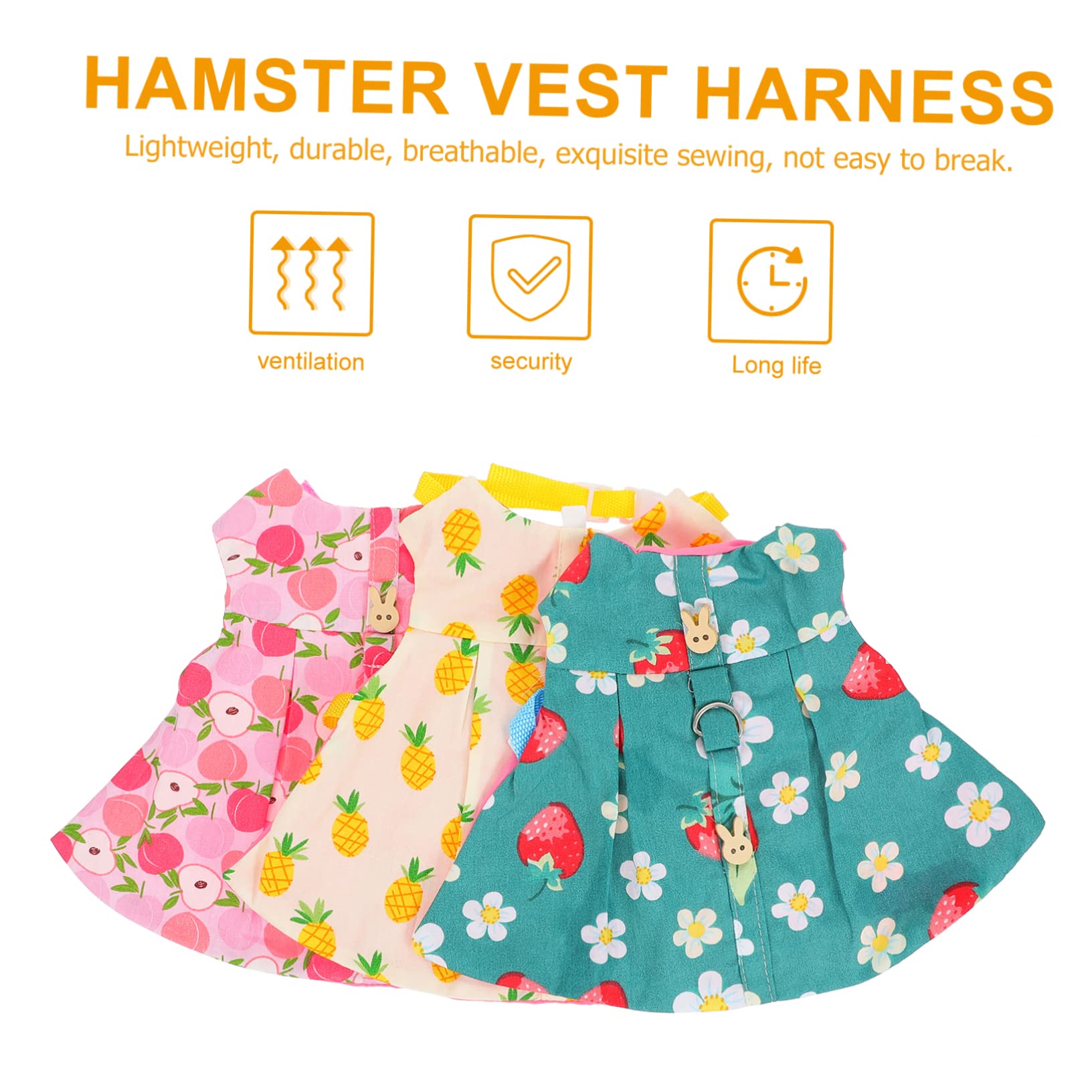 Yardwe 9 Set Vestiti Di Coniglio Guinzaglio Di Cavia Fascia Toracica Da Viaggio Guinzaglio Per Coniglietto Imbracatura Per Criceti All'aperto Vestito Da Coniglio Domestico Furetto Stoffa