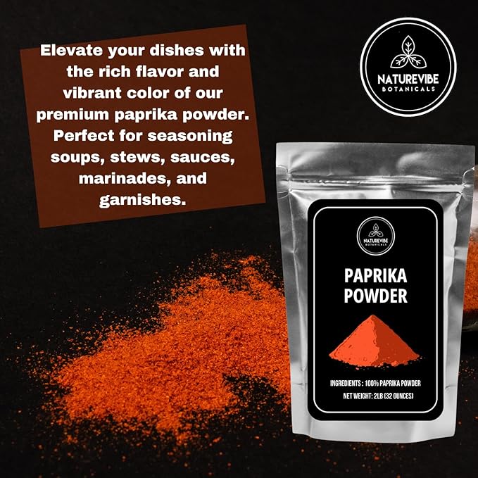 Pimentón Molido 2 lb (32 oz) por Naturevibe Botanicals miniatura 3