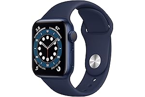 Apple Watch Series 6 (GPS, 40mm) - Blue Aluminum Case with Deep...
