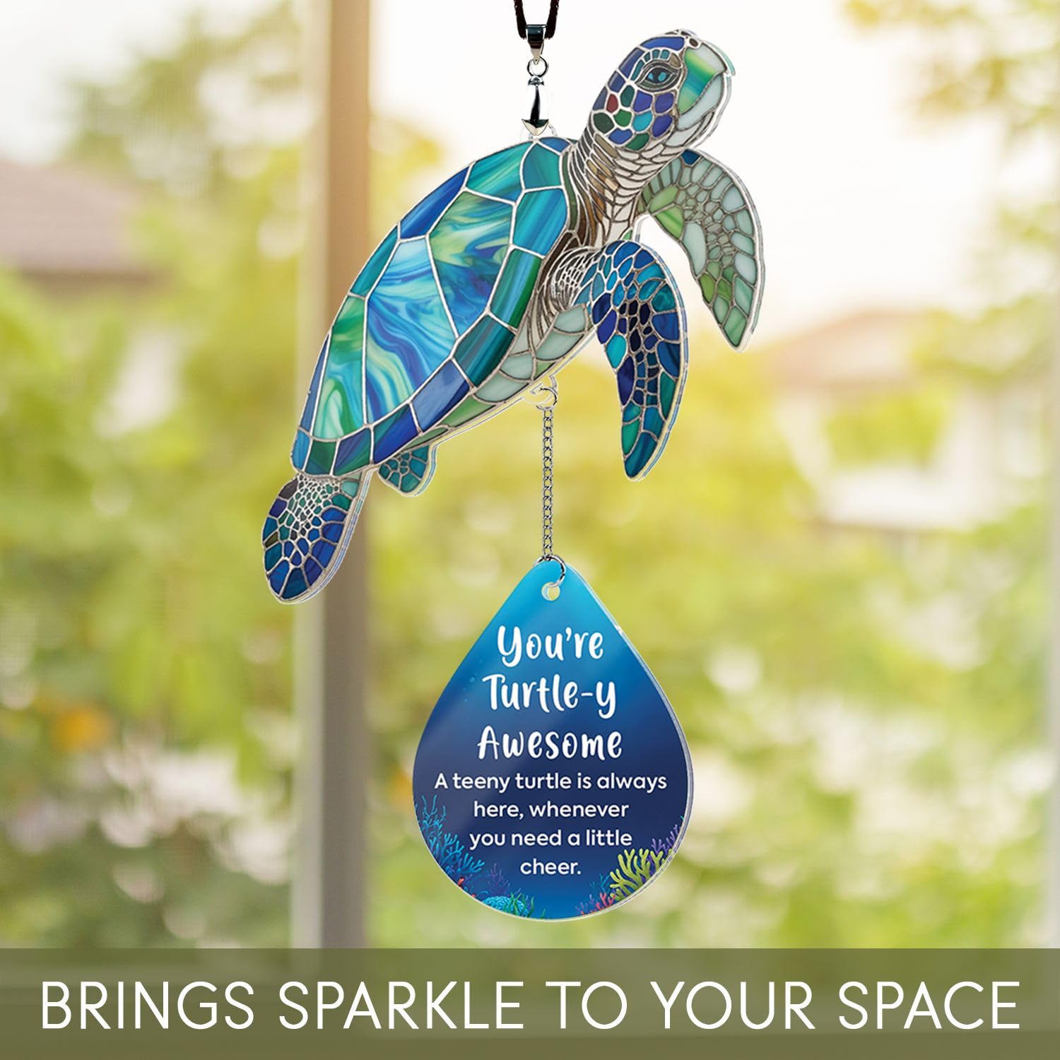 Sea Turtle Christmas Birthday Gifts for Women Men Grandkids - Stocking Stuffers for Teen - Inspirational Stuff Things - Beach Gifts for Mom, Grandma, Daughter, Friendship Presents - Turtle Desk Decor