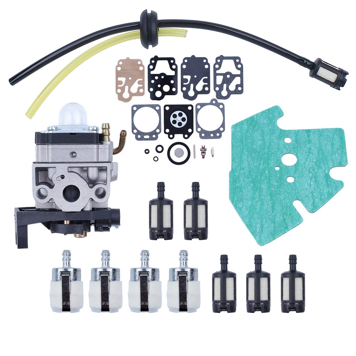 Carburetor Fuel Filter Line Carb Diaphragm Kit for Honda GX25 GX25N GX25NT FG110 FG110K1 HHT25S Engine Trimmer - Image 2