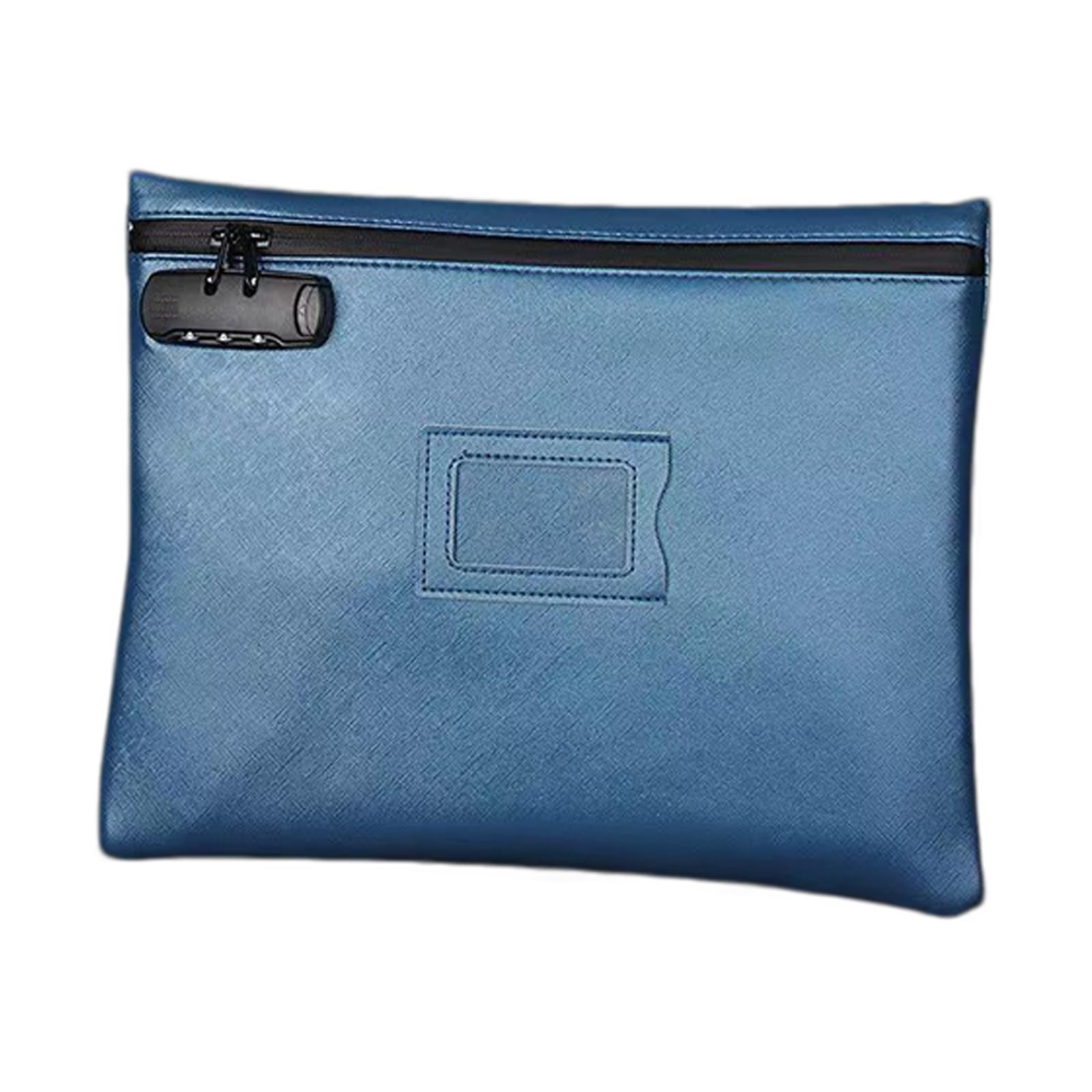 Busta carta formato lettera con accessori sicurezza, finestra frontale per, custodia organizer con cerniera per riunioni, chiusure, viaggi per notai mobili con finestra Custodia carta