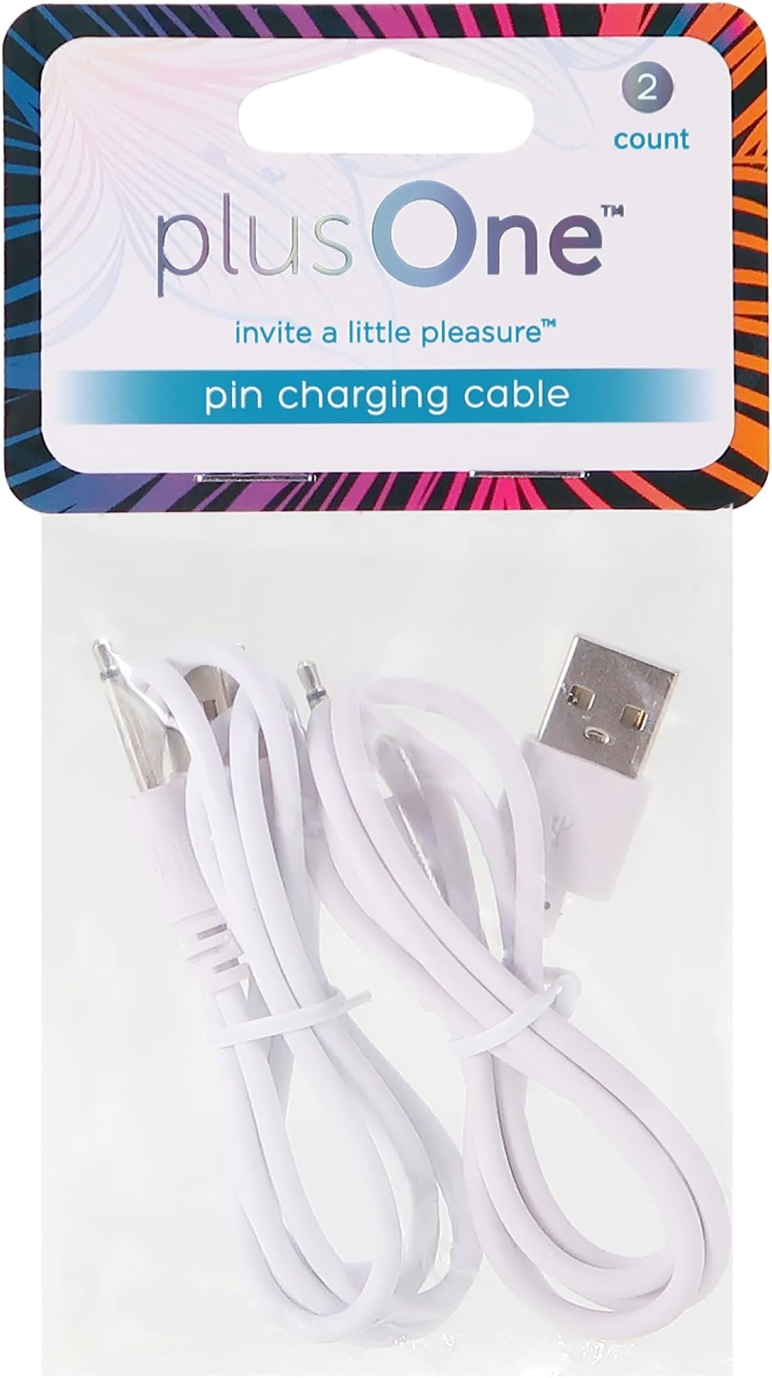 plusOne Pin Charging Cables, USB Charger, Durable Replacement DC Charging Cables, USB Adapter Cord, DC Power Cable, Plug Charging Cord, 2 Count