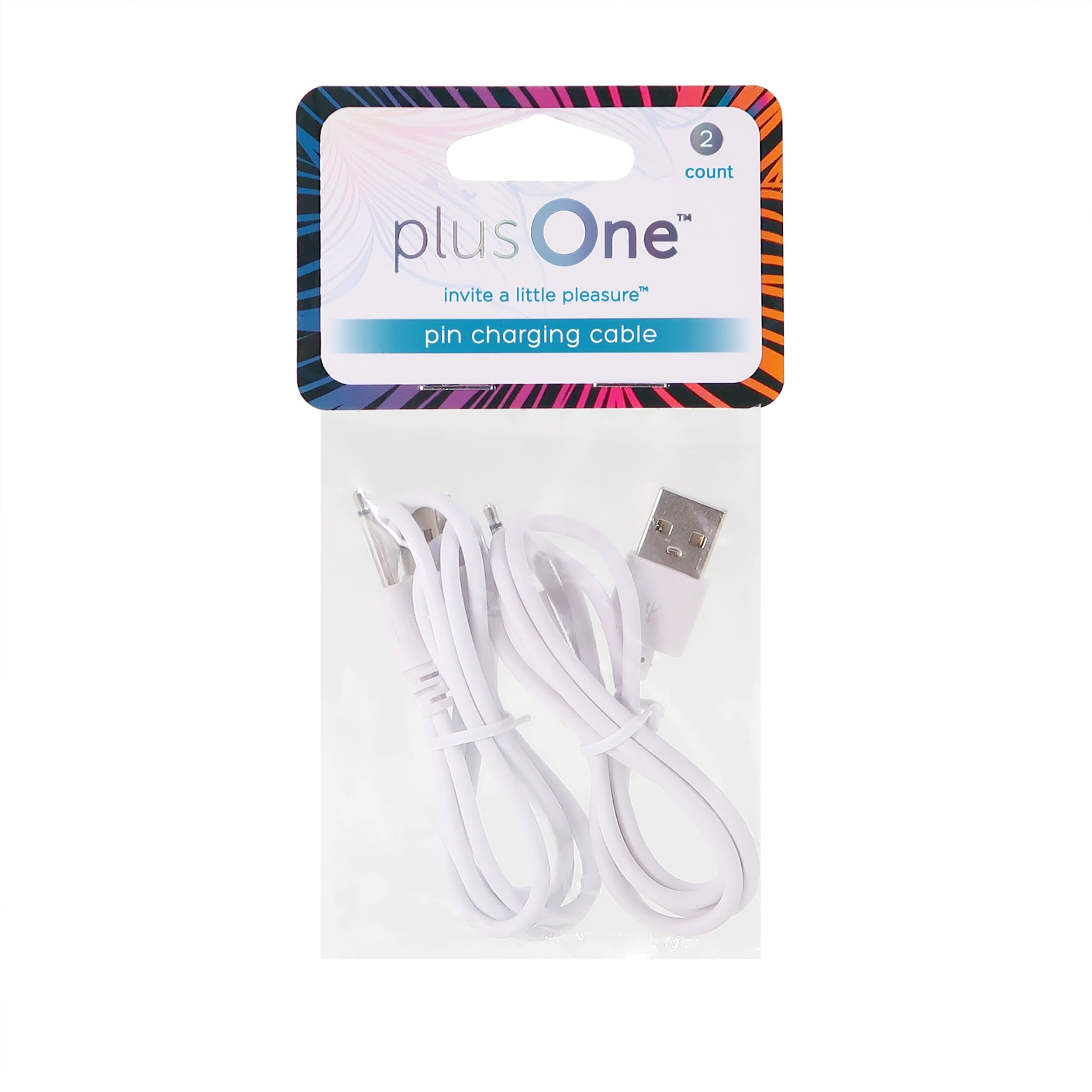plusOne Pin Charging Cables, USB Charger, Durable Replacement DC Charging Cables, USB Adapter Cord, DC Power Cable, Plug Charging Cord, 2 Count