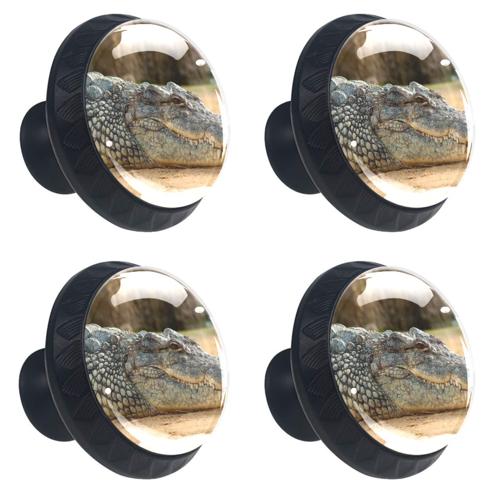 Boutons de tiroir crocodile en cristal 30 mm poignée de meuble pour maison et cuisine