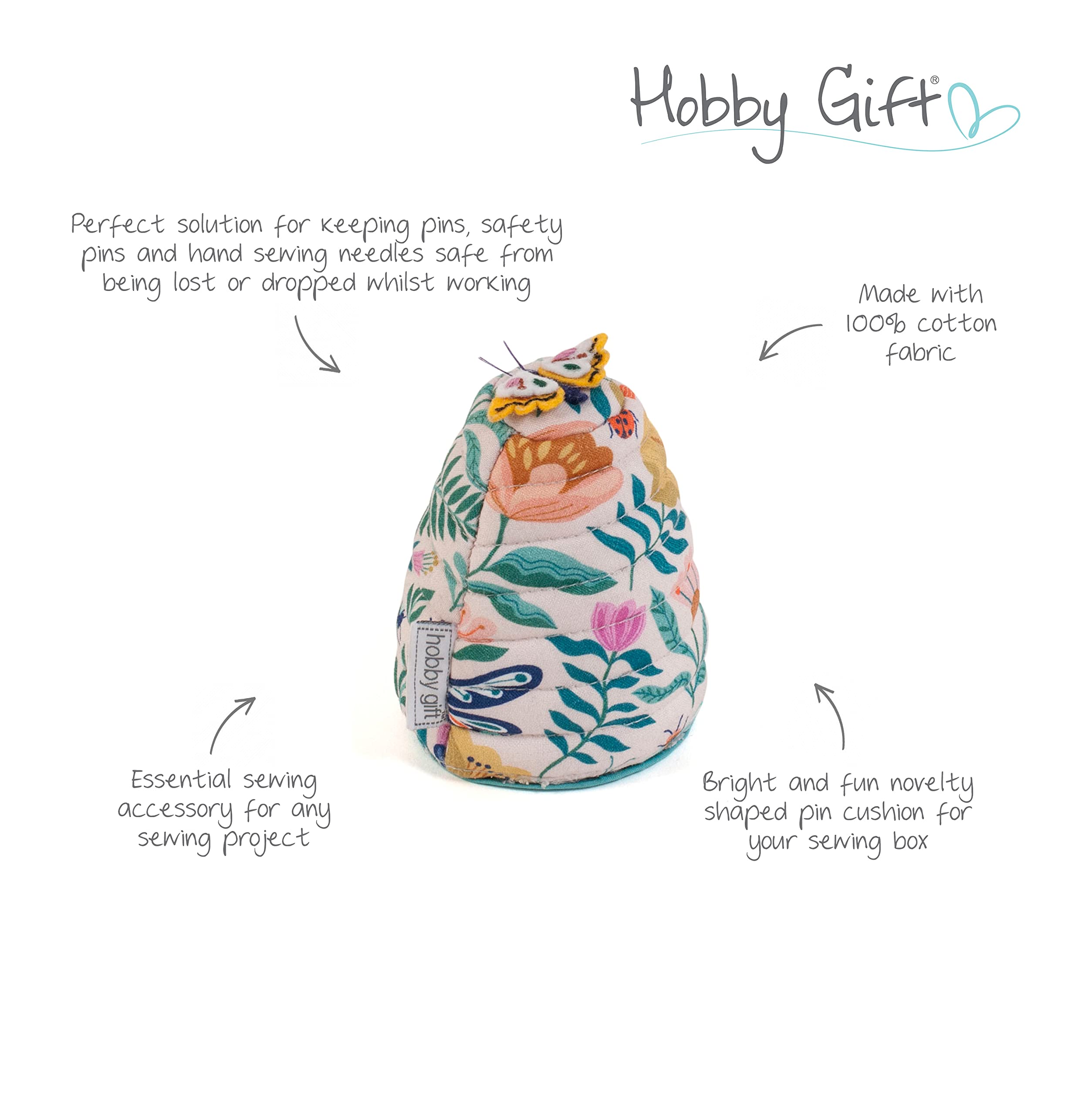 Hobby Gift Nadelkissen Biene - Lustiges Nähzubehör Aus Weichem Stoff