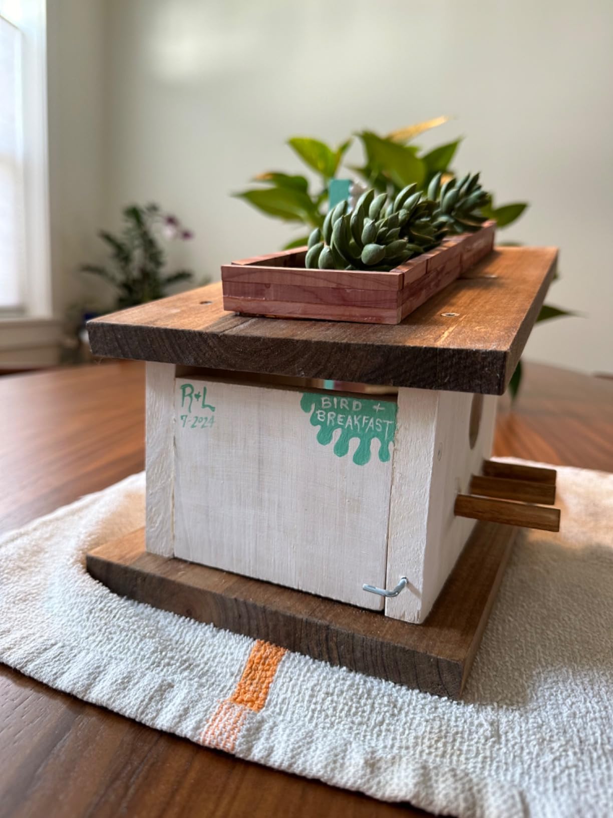 Modern Birdhouse Woodworking Kit