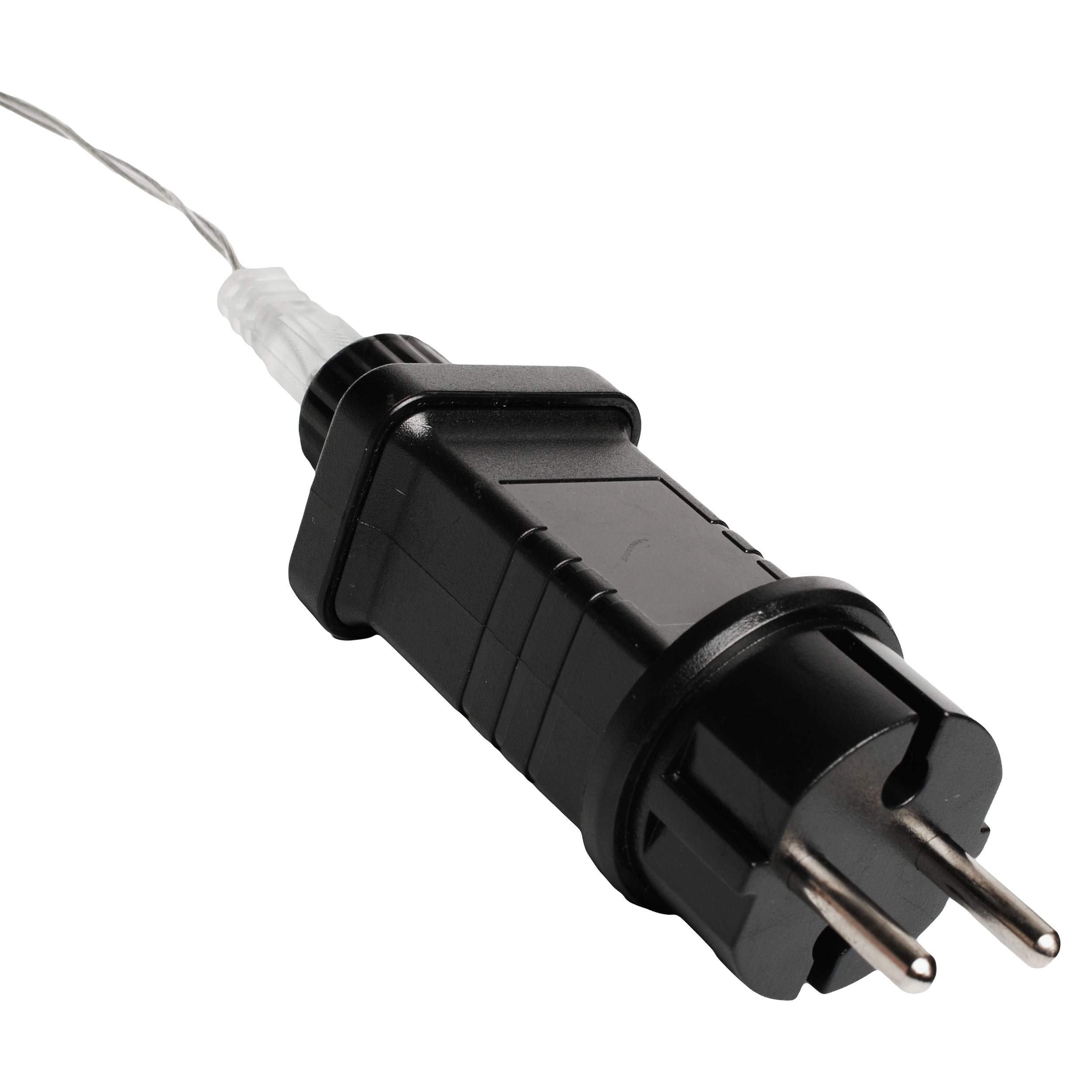 alles-meine.de GmbH 2 Stück Lichterketten - 5 Stück LICHT Dekosterne - warmweiß - Stern JE 15 Stück LED - Außen & Innen - 7 Meter - Außenlichterkette - Lichterstern mit Beleuch..