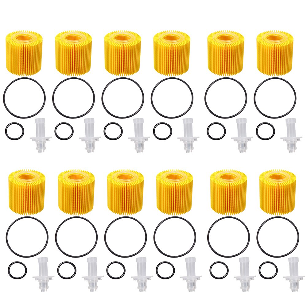 Engine Oil Filter OEM STP S10358 with 12Pcs for Toyota Lexus V6311