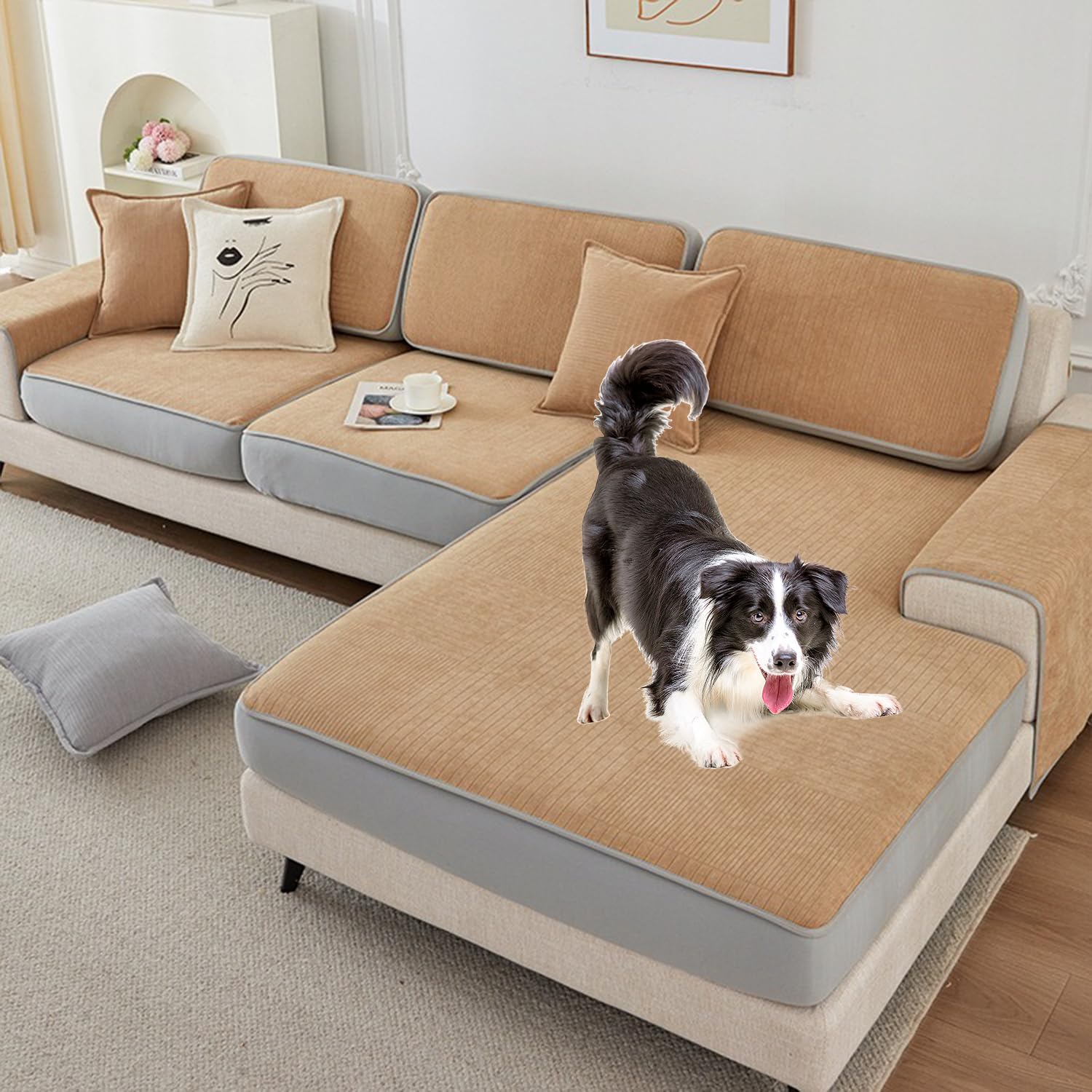 KCCRHIN Magic Sofa Cover for 2 3 4 Cushion 2024 New Couch Cushion