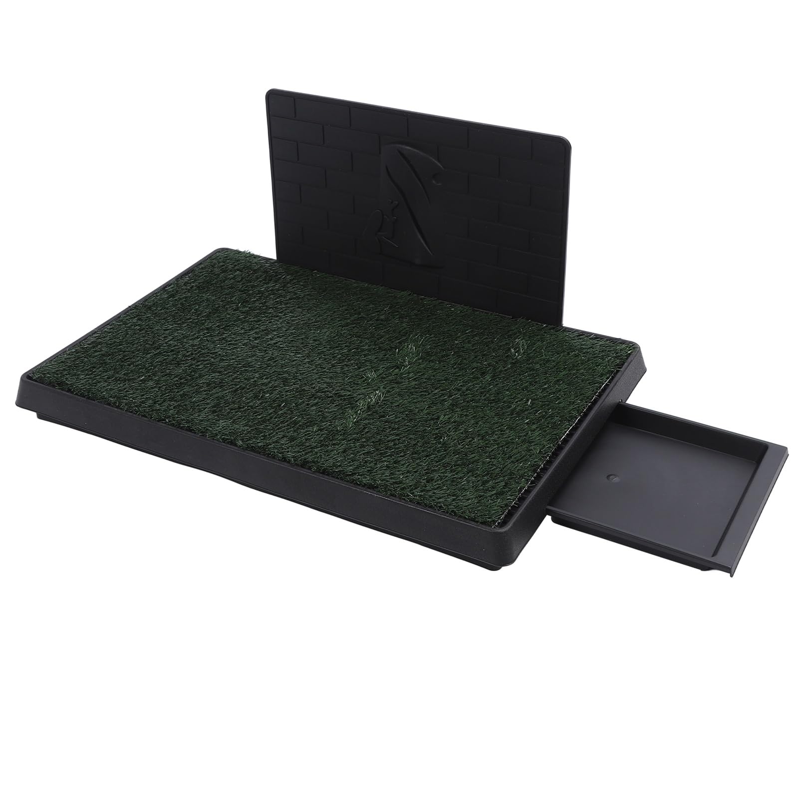 Almohadillas para Orinar de Hierba para Perros, Organization de 3 Capas Fácil de Limpiar, Bandeja Reutilizable para Adiestramiento de Cachorros, Orinal de Césped (Tamaño Grande