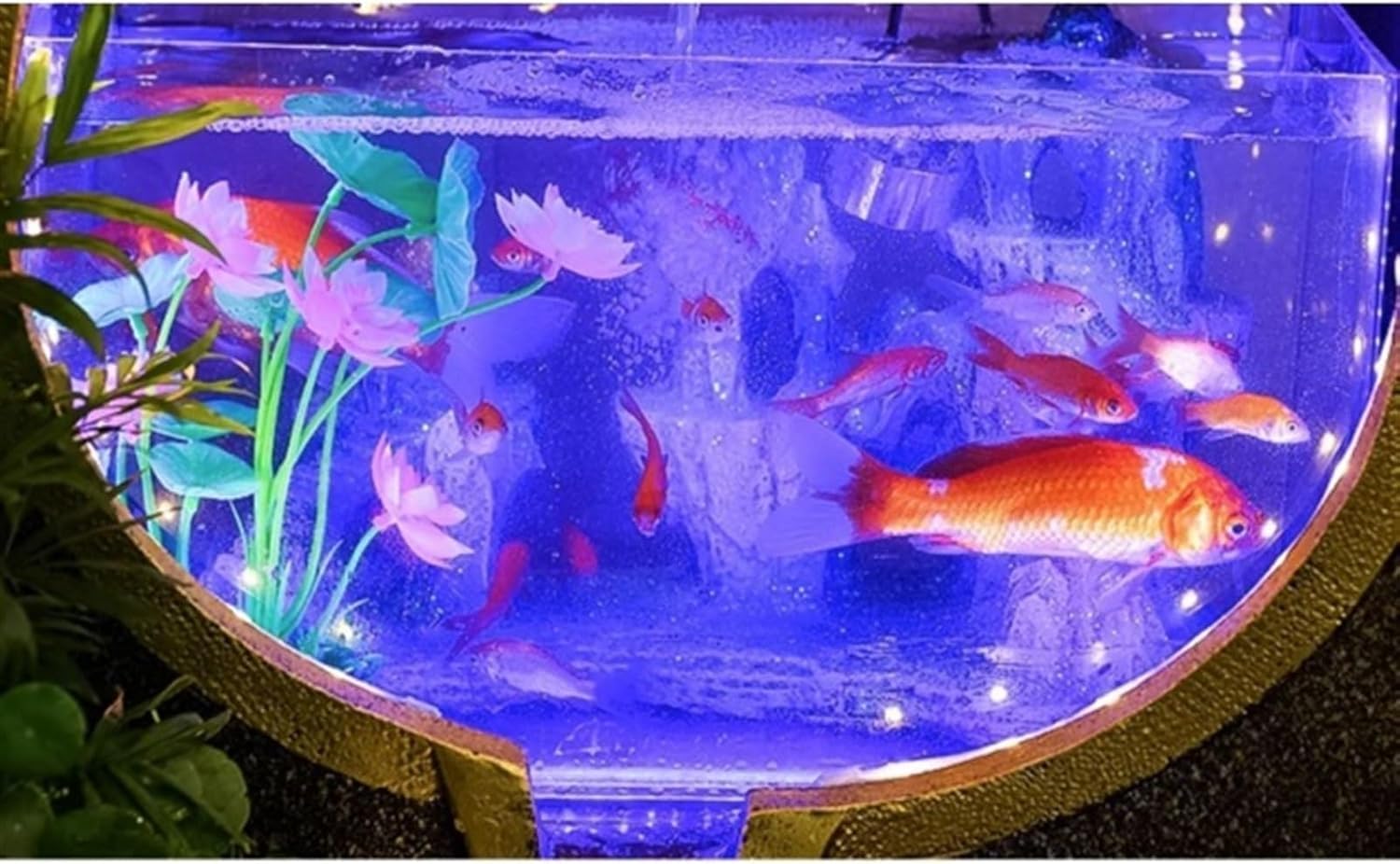 Fontana per Interni Indipendente Decorazione per Acqua di Zucca Acqua circolante Acquario Fontana dal Design Unico