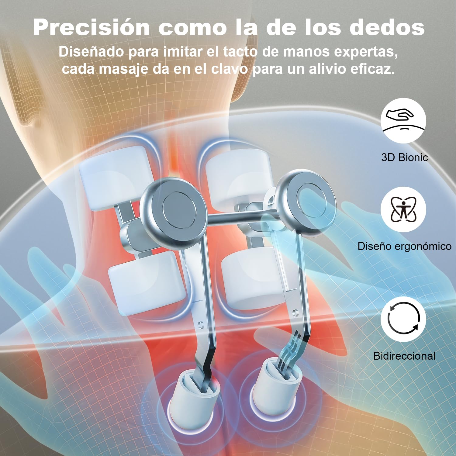 Masajeador cervical para hombres y mujeres
