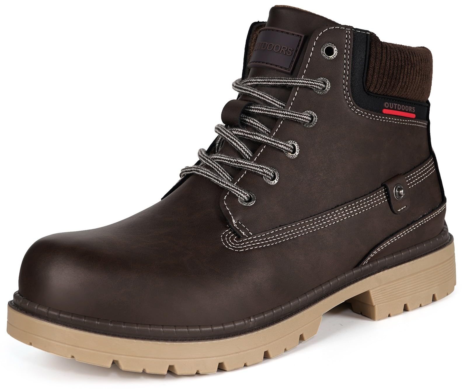 Stivali Uomo Donna Inverno Scarpe da Neve Caldi Snow Boots Impermeabili Stivaletti Pelliccia Stringate Outdoor