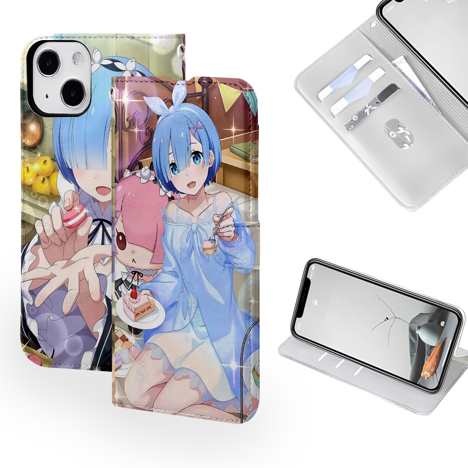 Amazon.co.jp: リゼロ スマホケース iphone11ケース 手帳 型