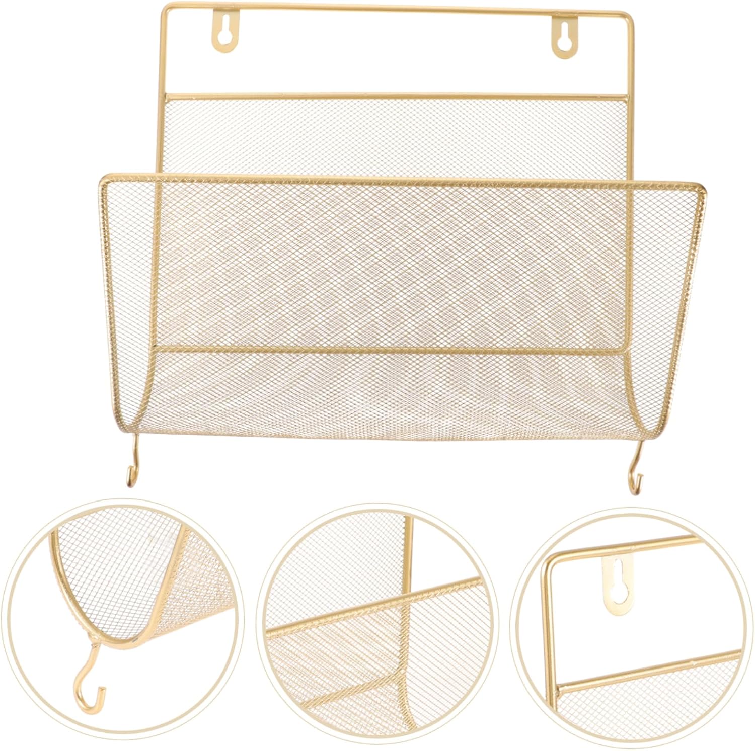 GANAZONO Modern Design Wall Storage Rack Wall Hanging Shelf Sundries Rack Organize Your Space